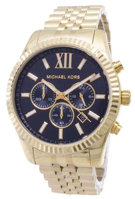 michael kors mk8286|oversized lexington two tone watch.